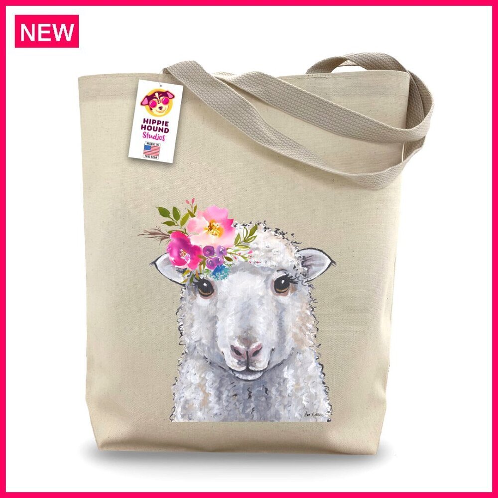Heavyweight Canvas Tote Bag - Handmade Reusable Shopping Beach Bag